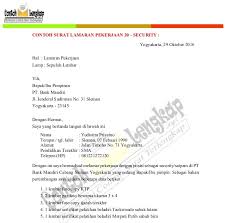 Dan berikut kami akan memberikan contoh surat lamaran kerja lengkap. Contoh Surat Lamaran Kerja Security Yang Baik Dan Benar Contoh Surat