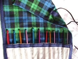 With this you can hook yourself a case to store your done hooking materials. Crochet Hook Case How To Sew A Roll Up Pouch Sewing On Cut Out Keep How To By