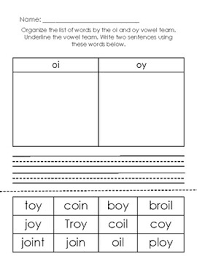 Oi digraph worksheet each word on this worksheet is missing two letters kids look at each picture determine the word and then choose oi oy ou or ow to fill in the missing letters this worksheet helps kids practice. Oi Oy Worksheets Teachers Pay Teachers