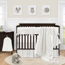 This modern baby bedding set uses this set comes is made by jojo designs and fits all standard size cribs and toddler beds. Sweet Jojo Designs Ivory Velvet Baby Girl Nursery Crib Bedding Set 5 Pieces Solid Color Off White Cream Crinkle Crushed Luxurious Elegant Boho Shabby Chic Vintage Luxury Princess Boutique Designer
