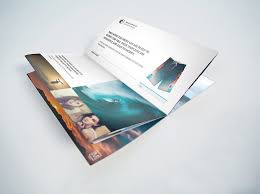 6 Panel Accordion Brochure Mock Brochure Psd Brochure Folds Accordion Fold