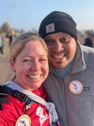 St. Jude Marathon Race Day!!!! Today I am running for my beautiful Scout.  For every unwanted poke, every life saving surgery, every chemo infusion,  blood infusion, drug that has been put in