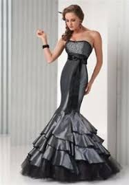 Details About Flirt By Maggie Sottero 4 Charcoal Mermaid Formal Prom Pageant Dress Gown P2454