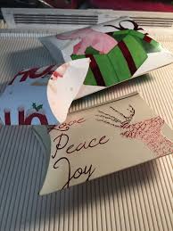 Download the template and see how to make them here. Make My Day Camp Christmas Card Pillow Box
