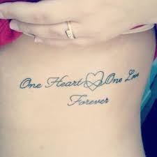 101 matching couple tattoo ideas for passionate lovers. One Life One Love Tattoo Best 3d Tattoo Ideas