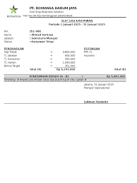 Slip bayaran berfungsi juga sebagai. Contoh Sllip Gaji