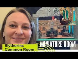 DIY Harry Potter I Made Slytherins Common room! Part 3 diorama room box  from scratch