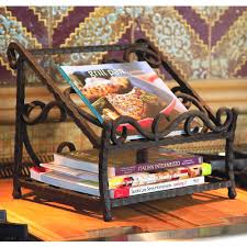 Wrought Iron Siena Cookbook Holder By Bella Toscana Cookbook Holder Cook Book Stand Kitchen Accessories Decor