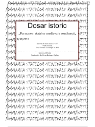 Formarea statelor medievale românești este una din temele care pot apărea atât la examenul de bac, testările școlare cât și solicitată pentru un referat. Formarea Statelor Medievale Romanesti