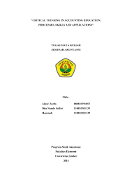 Andi febriyanti kumalatanggi 001604282019 dosen pengampu : Critical Review Jurnal Ilmiah