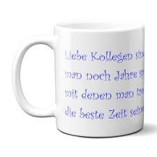 Kaffeetasse Kaffeebecher Fur Die Besten Kollegen Und Freunde Zum Abschied Jennico