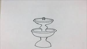 How To Draw A Simple Water Fountain Draw Swan
