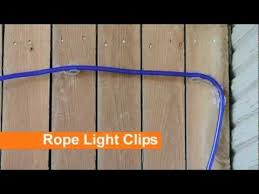 Rope Light Clips Youtube