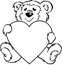 Heart Printable Coloring Pages Valentines Day Coloring Page Teddy Bear Coloring Pages Valentine Coloring Pages