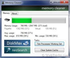For best results, you can launch the files created by method 1 and method 2 one after the other instead of launching just one this sums up the methods that you can employ on your windows 10 machine to free up some ram. Memory Cleaner Clear System Cache Free Up Ram