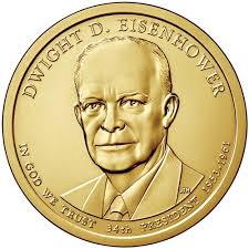 2015-P Dwight Eisenhower President Gold Dollar Coin