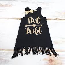 Black And Gold Birthday Party Outfits Items Similar To Girls 2nd Birthday Dress Sparkly Gold Two Wild Black Fringe Tank Dress W Gold Arrow Glitter Gold On Etsy Girl 2nd Birthday Fancy Birthday Party 2nd Birthday Outfit