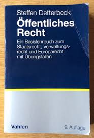 9783848726332 | kostenloser versand für alle bücher mit versand und verkauf duch amazon. Offentliches Recht Ein Basislehrbuch Zum Staatsrecht Steffen Detterbeck Buch Gebraucht Kaufen A01wohnv01zzj