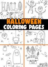 Print our free thanksgiving coloring pages to keep kids of all ages entertained this november. Halloween Coloring Pages The Best Ideas For Kids