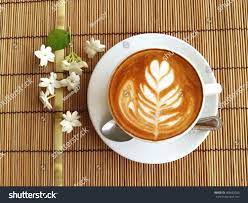 Hot Latte Art Coffee On Brown Background Ad Sponsored Art Latte Hot Background Latte Art Latte Brown Stock Image