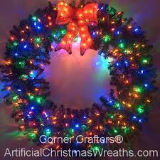 4 Foot Color Changing L E D Prelit Christmas Wreath Pre Lit Christmas Wreaths Large Christmas Wreath Christmas Wreaths