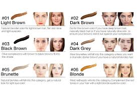 What colour eyebrows are right for you? Buy Sace Lady Sace Lady Semi Permanent Eyebrow Gel Makeup Kit Waterproof Tint Brow Enhancer Color Gel With Eyebro Online At Low Prices In India Amazon In
