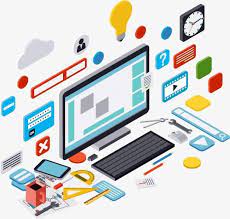 Material De Vector Internet Business Finance Simple Logo Design Software Development Life Cycle Communication Design