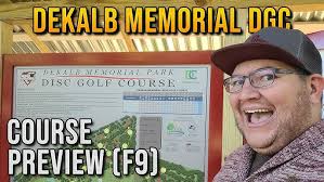 DEKALB MEMORIAL DGC // Atlanta's newest disc golf course (POV Course  Preview [F9])