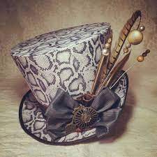 Steampunk Full Size Top Hat Mad Hat Custom Top Hat For Etsy Steampunk Top Hat Steampunk Hat Festival Hat