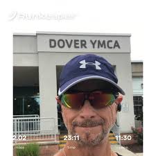 Here in NC has been 95+ degrees plus the humidity daily. Waiting out the  thunderstorm for my evening run, left me with drizzle, cool temps, and this  beauty. 🌈