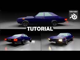 Create A Low Poly Car In Blender Blender 2 9 Tutorial For Beginners 20 Minutes Youtube Low Poly Car Blender Tutorial Tutorial