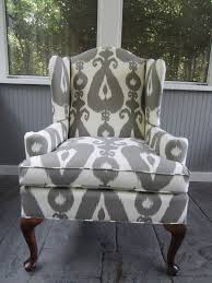 Accent Chair Grey Ikat By Urbanmotifs On Etsy Accent Chairs Chair Grey Chair