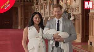 Backgrid meanwhile, archie wore a black beanie, a gray j. Royal Baby First Picture Meghan Markle And Prince Harry Reveal Son To The World Mirror Online