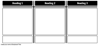 T Chart Templates On Storyboard That Storyboard Template