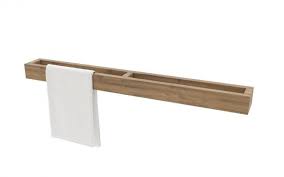 Shop wayfair for the best wooden towel rack with shelf. áˆ Aquatica Universal 32 Waterproof Wall Mounted Teak Wood Towel Rack Buy Online Best Prices