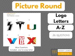 Think you know a lot about halloween? Trivia Questions Picture Round Logo Letters A To Z 1 Etsy