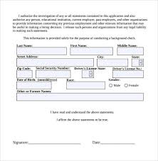 (company name) i, (employee inserts name here) have read and understood the company safe driving policies and procedures. Free 10 Background Check Authorization Forms In Pdf Ms Word