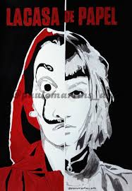 La Casa De Papel Art Desenho Draw Drawing Netflix Series Tv Tokio Comissao A Venda Tamanho 30x40 Whats 41 995054613 Art Fictional Characters Draw