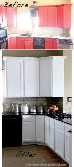 In The House We Are Living Renting Hoping To Buy The Kitchen Cabinets Were Painted A With Images Painting Kitchen Cabinets Kitchen Cabinets Makeover Diy Kitchen Cabinets
