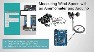 measuring wind speed with an anemometer and arduino