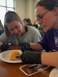 Our second years just wrapped up their wound care unit. Thank you to  Kristal Kemppainen, PT, CWS for teaching our students to recognize  different types of wounds and how to facilitate healing!