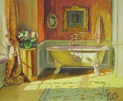 Victorian Bath By Jonel Scholtz Painting Bathroom Victorian Bath Bath Art