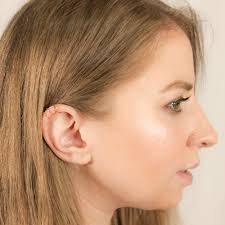 Set of 2 Ear Cuffs in 14K Rose Gold Filled for Non Pierced Ears, 1 Criss  Cross and 1 Double