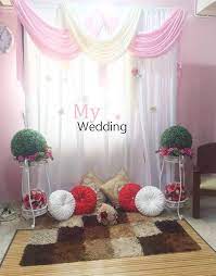 Gambar hiasan pelamin buatan sendiri di majlis pertunangan dan perkahwinan. My Wedding Posts Facebook