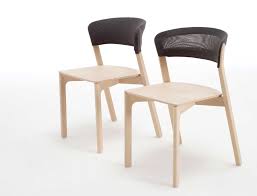 Restaurant tables & chairs, tubular metal chairs w/padded seats, nice tables. Arco Furniture Seating Dining Chairs Arco Cafe Chair Hundred Mile Home New York