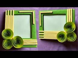 Tutorial membuat pigura atau bingkai foto unik dari bahan stik es krim yang bisa kamu gunakan untuk menghias ruangan, tak. Cara Buat Bingkai Foto Dari Kardus Handmade Picture Frame Making At Home Youtube