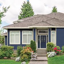 If you paint your house white and pair it with grey shingles on the roof paint the trim or shutters on your house grey as well. Best Exterior House Color Palettes Articles About Painting Color Inspiration