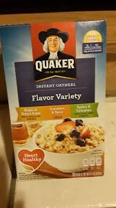 quaker instant oatmeal flavour variety