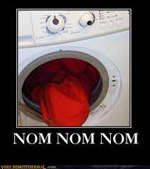 So This Is The Jerk Who Keeps Eating One Sock Funny Faces Things With Faces Washing Machine