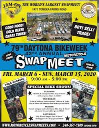 Daytona Bike Week Swap Meet In 2020 Bike Week Swap Meets Daytona